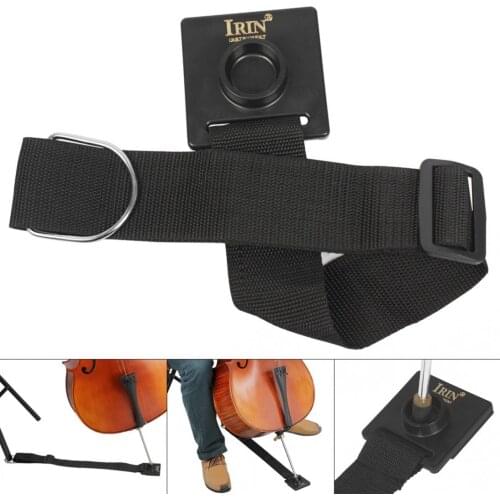 Black Cello Antiskid Adjustable Length Non-slip Endpin Stopper Holder Stand