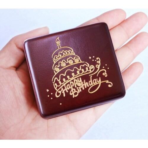 Sinzyo Handmade Wooden Happy birthday Music Box Birthday Gift For Christmas/Birthday/Valentines day gift box Anniversary