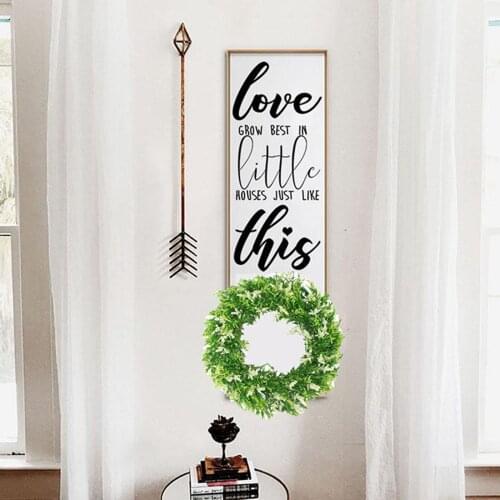 Artificial Lavender Wreath Fall Front Door Wreath Large Door Wreath Decoration Wedding Party Festival Christmas Decoration