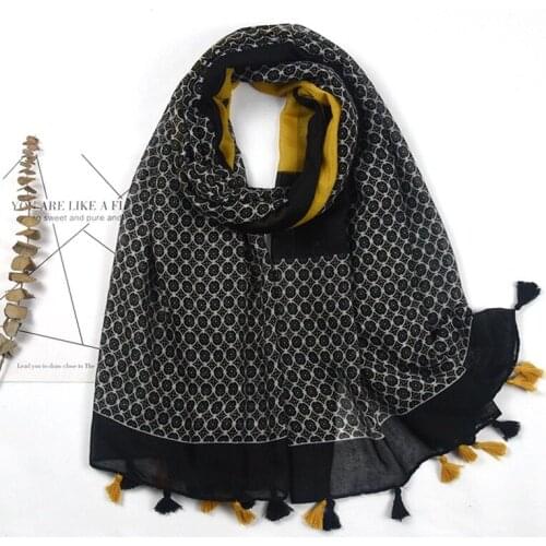 2021 Summer Circle Pattern Tassel Scarves Shawls Long Soft Beautiful Beach Dot Scarf Wrap Hijab Free Shipping