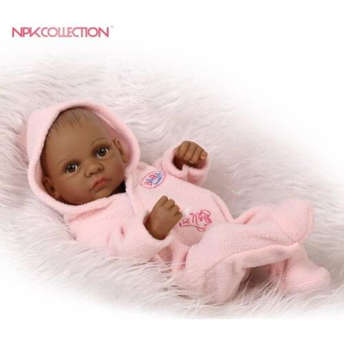 Cute model premie newborn small 12inch 25CM soft silicone vinyl doll bathing toys real soft gentle touch for child