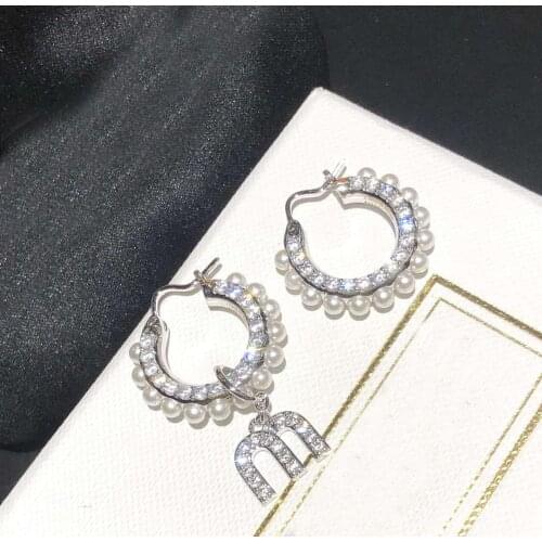 Fashion Big Jewelry Earrings Crystal Earrings Tassel Crystal Design Wedding Party Clip Earrings