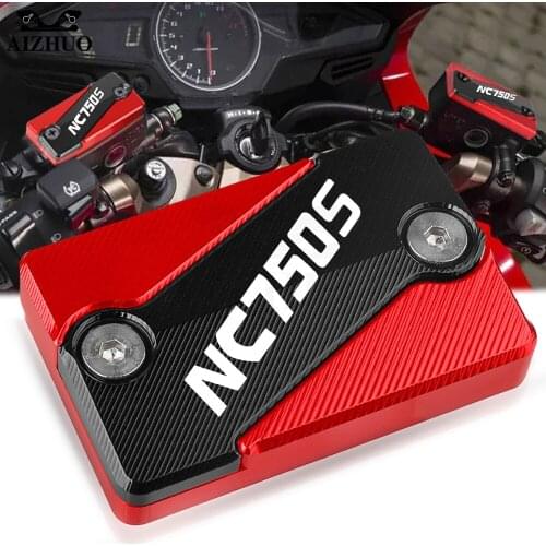 NC 750 S Motorcycle Front Brake Clutch Cylinder Fluid Reservoir Cover Cap FOR HONDA NC750X/S 2014-2018 NC 750S LOGO CNC Aluminum