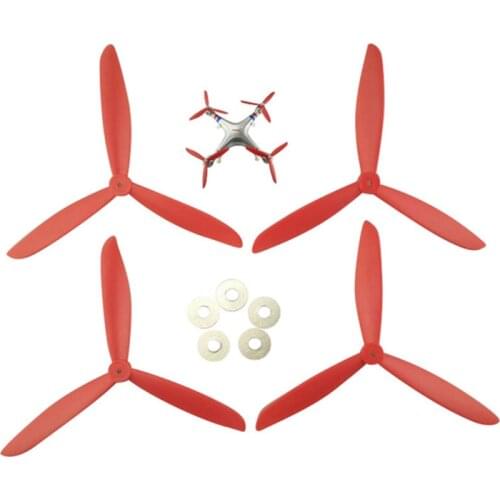 SYMA X8 X8C RC Drone Upgrade Propeller 1Pair Aircraft Accessories Red Blades for X8G X8W X8HC X8HW SYMA Parts