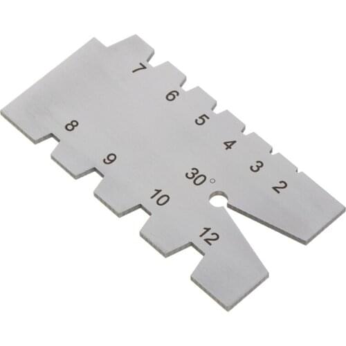 TR30 Degree Screw Thread Gauge Gage Tool Grinding Stainless Steel Welding Feeler