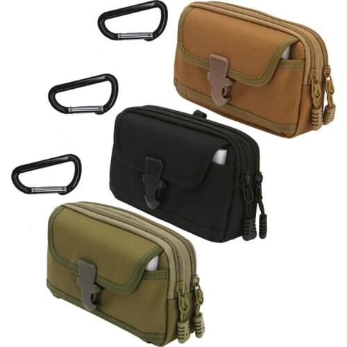 Outdoor Nylon Cellphone Waist Bag Middle-Aged Old People Wear Belts Construction Site Pockets Travel Camping Bag