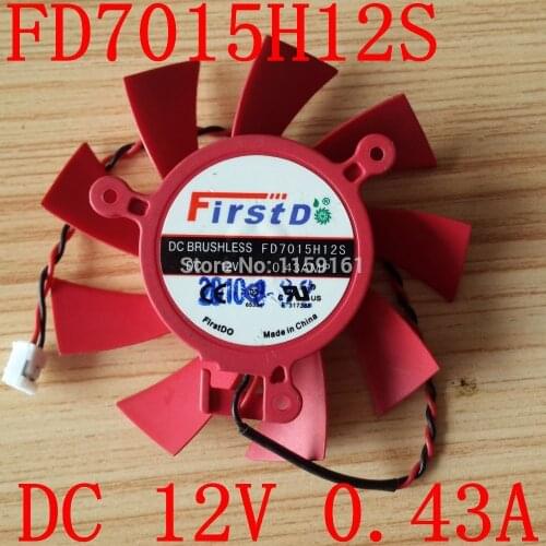 Free shipping FD7015H12S 12V 0.43A for ATI HD 5770 HD5830 HD5850 Cooling Fan