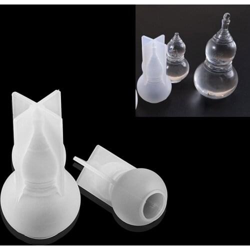 1PCS Crystal Gourd Pendant Silicone Mold Gourd Epoxy Resin Molds For DIY Jewelry Making Finding Supplies Crafts