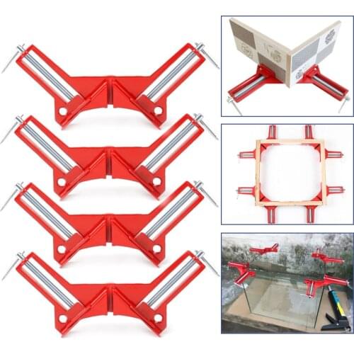 1PC New Multifunction 90 degree Right Angle Clip Picture Frame Corner Clamp 100MM Mitre Clamps Corner Holder Woodworking tool