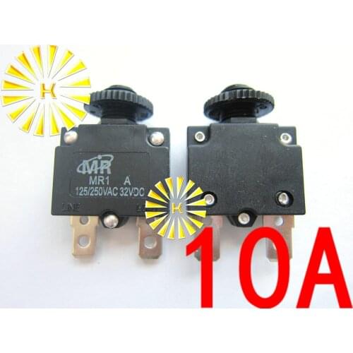 10PCSx MR1 3A 4A 5A 6A 7A 10A 12A 15A Circuit Breaker ST-1 Overload Protection Switch WP-01 Over current Resistor FREE SHIPPING