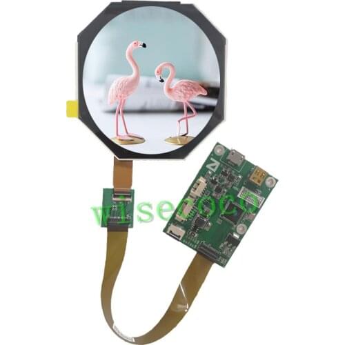 2.5 Inch 480*480 IPS TFT Round LCD Screen MIPI Driver Controller Board Display