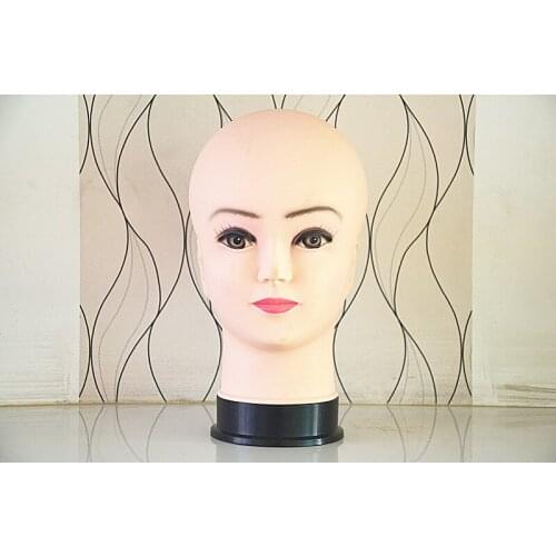 Free Shipping!! High Level Fashionable PVC Head Mannequin Head Model Best Quality On Promotion