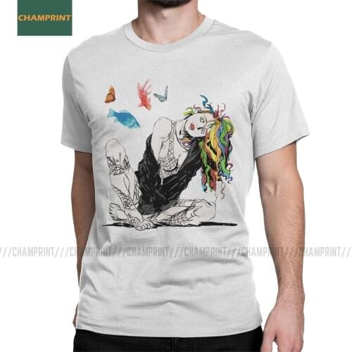 Delirium The Sandman Vertigo Comics T-Shirts for Men Death Dream Gaiman Morpheus Cotton Tee Round Collar Short Sleeve T Shirts