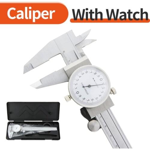 Dial Caliper Metal Vernier Caliper 0-150mm With Dial Indicator Stainless Steel Gauge Measuring Tools Micrometer Pied A Coulisse
