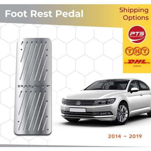 For VW Passat B8 2014 2015 2016 2017 2018 2019 Car Accessories ABS Chrome Foot Rest Pedal Body Molding Moulding Trim