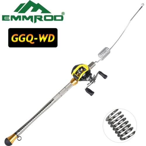 EMMROD 80CM Bait Casting Rod Lure Rod Fishing Rod Boat/Raft Telescopic Fishing Rod Fishing Tackle Lure Weight Fishing Rod GGQ-WD