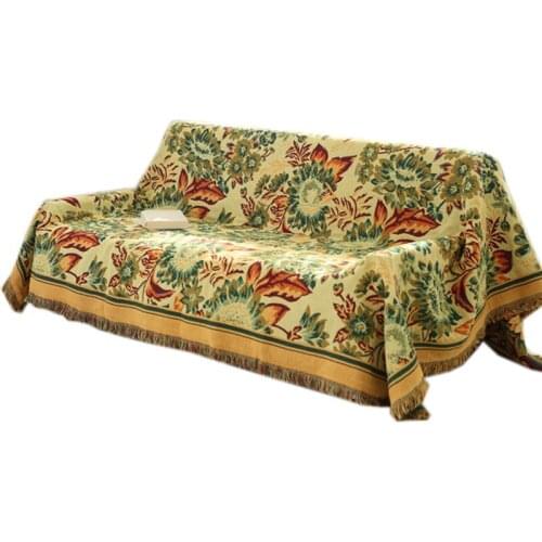 GY4144 Gyrohome Geometric SunFlower Blanket Sofa Decorative Slipcover Stitching Rug Tapestry Carpet Home&Living