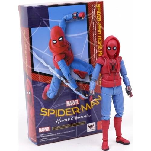 Spider Man Homecoming Spiderman Home Made Suit Ver. SHF Action Figure Toy