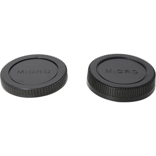 Camera Body Cover Rear Lens Cap Protection Dustproof Plastic Replacement for Olympus Panasonic Micro 4/3 Mount