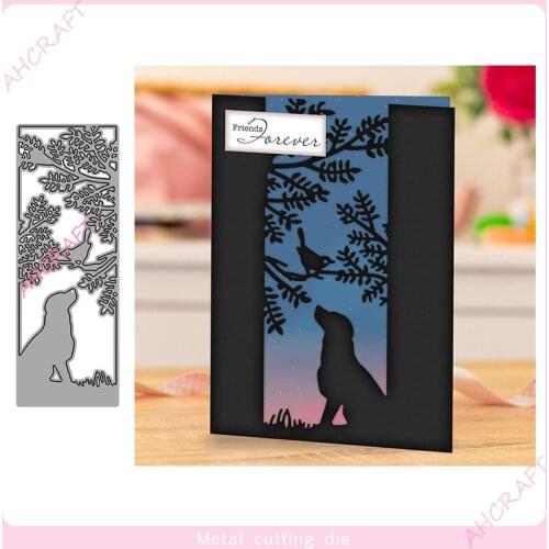 Puppy Lace Metal Cutting Dies for DIY Scrapbooking Photo Album Decorative Embossing Paper Card Crafts Die 2021