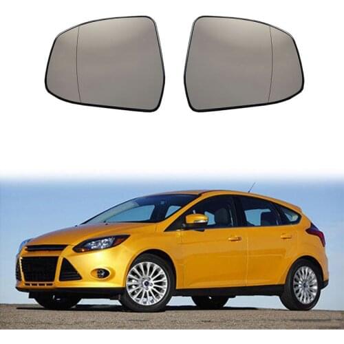 Front Door Side Wing Heated Rearview Warming Mirror Glass Lens for Ford Focus for Ford Mondeo 2008-2018 Right Drive