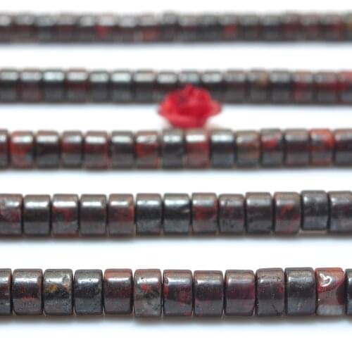 Natural Red Brecciate Jasper Smooth Heishi Wheel Loose Beads Wholesale Gemstone Semi Precious Stone Bracelets Diy Jewelry Making