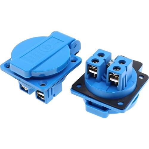 Germany Waterproof Industrial Socket AC Power Socket German Industrial Plug Electrical Socket with Waterproof Cover