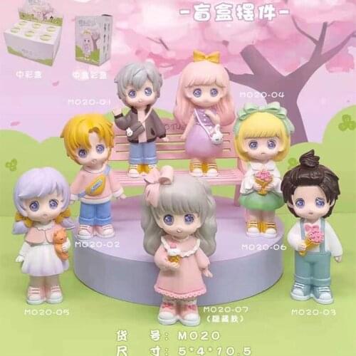 The First Love Song Serise Blind Box Tanabata Valentines Day Gifts Couples Decoration Crafts Home Decoration Surprise Model Toy