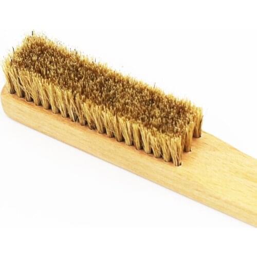 Straight Handle Beech Wood & Boar Bristles Rock Brush straight Handle Beech Wood & Boar Bristles Rock Brush Shoe Brushes