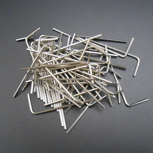 50PCS L-Handle Hardened Steel Hex Allen Hexagon Key Metric Wrench Socket Spanner 1.5MM 2MM on Edge For M3 M4 Screws *FD279-280
