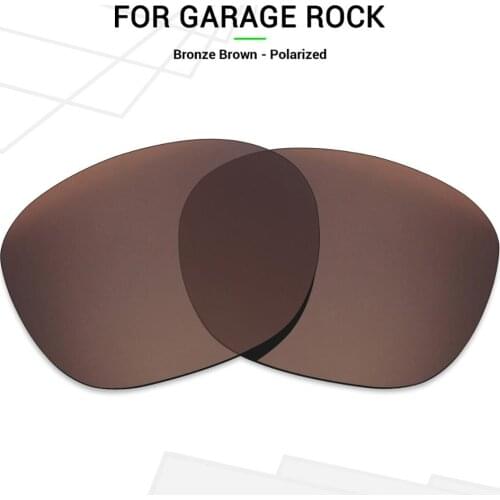 Mryok Anti-Scratch POLARIZED Replacement Lenses for Oakley Garage Rock Sunglasses Bronze Brown
