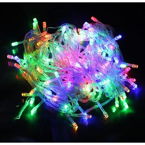 10M LED Fairy String Garland Light AC110V 220V Waterproof Christmas Lights Outdoor For Xmas Wedding Party Decoration z15