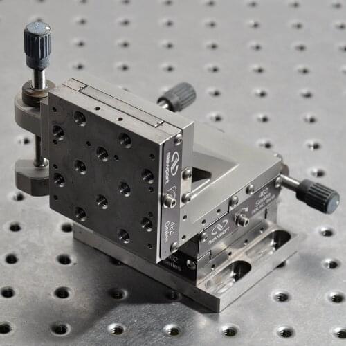 XYZ axis Newport 462 Series manual precision cross roller bearing linear displacement fine adjustment sliding table