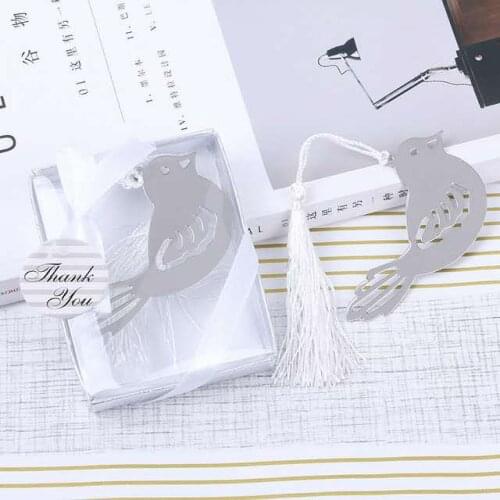 1pcs Love Bird Bookmark wedding gift for guests baby shower favor baby shower souvenirs lembrancinha de casamento