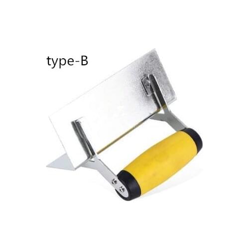 2PCS High-carbon steel vertical Right angle Plastering Trowel Concrete Trowel Construction Tools