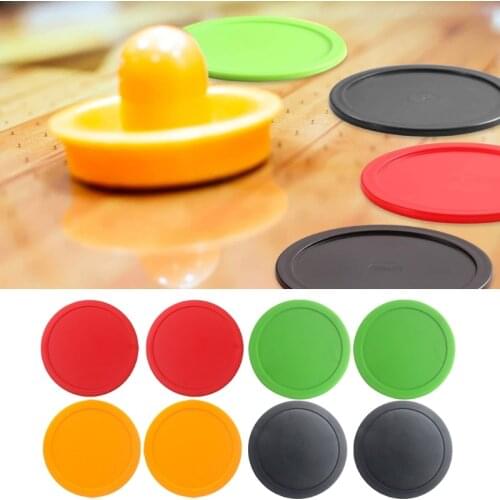 8Pcs/Set Air Hockey Pucks Replacements Durable Plastic Party Travel Entertainment Table Game Pucks Ice Hockey Accessories