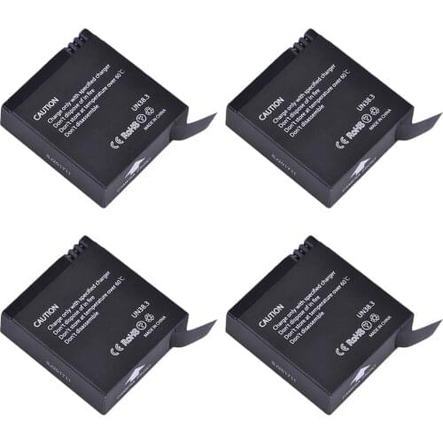 4PCS 1000mAh Original SJCAM SJ6 LEGEND Battery for SJCAM SJ6 Legend Sport Action Camera Accessories