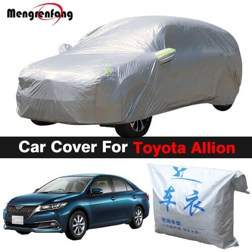 Outdoor Car Cover Auto Sun Shade Anti-UV Snow Rain Ice Dust Resistant Cover For Toyota Premio Allion
