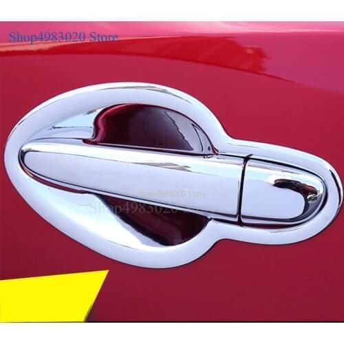 For Mazda CX-5 CX5 2013 2014 2015 2016 ABS Chrome Side Door Bowls Handle Cup Cover Trim Decoration Protect Auto Accessories