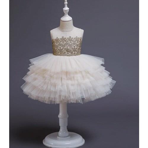 Photograph Gown Little Girls Dress Infant 1st Birthday Dress For Baby Girl Tutu Dress Lace Princess Dresses Party Costume