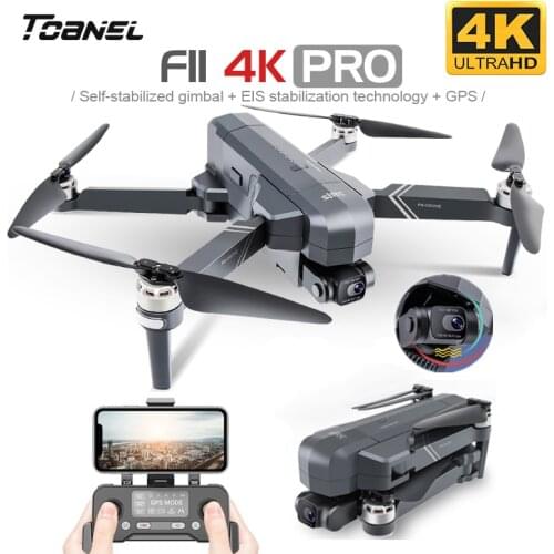 F11 Pro 4K Gps Drone Met Wifi Fpv 4K Hd Camera Twee-As Anti-Shake gimbal F11 Borstelloze Quadcopter Vs SG906