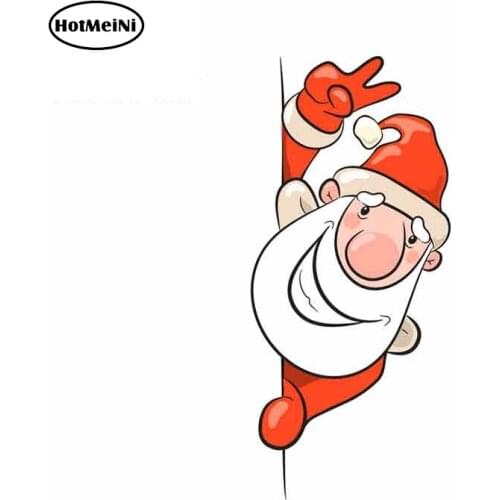HotMeiNi 13cm x 5.9cm Christmas yeah! Santa Claus Graphics Funny Car Stickers VAN ATV RV Trunk Decals Vinyl Car Wrap