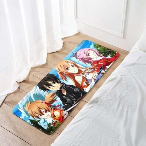 Sword Art Online 120x40cm Floor Mat Carpet Decor Bedroom Doormat Anime Manga 001