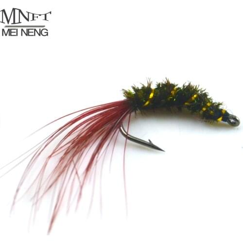MNFT 10PCS 11# Nymph Pheasant Tail Steel Bait Hook Tackle Tool Fly Trout Fishing Flies