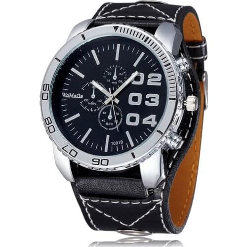 Fashion Casual Sports Clock Men Women Wristwatch luxury Wide Leather Belt Quartz Watches Montre Femme Horloge Drop Shipping