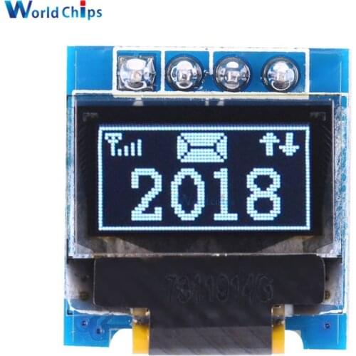 Diymore White 0.49 inch OLED Display Module 64x32 SSD1306 0.49" Screen I2C IIC Super Bright for Arduino AVR STM32