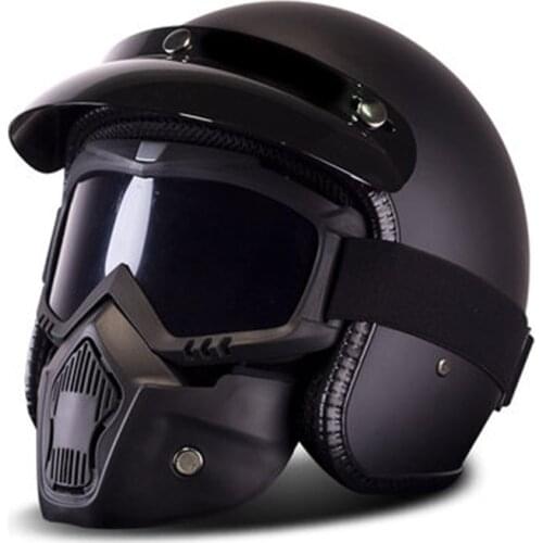 Motorcycle scooter Helmet 3/4 Open Face halmet motocross vintage casque Moto Casque Casco motocicleta Capacete