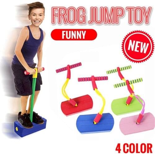 Pogo Stick Jumper for Kids Outdoor Toys Childrens Frog Bouncer Jumping Stilts Bounce Pole Kids Sports Fitness Equipment Toys