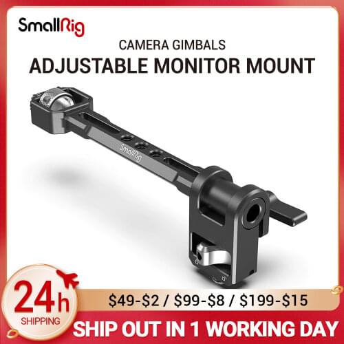 SmallRig Adjustable Monitor Mount for DJI RONIN-S / RONIN SC & ZHIYUN CRANE 3/CRANE 3S/ WEEBILL-S & MOZA AirCross 2 Gimbals 2889