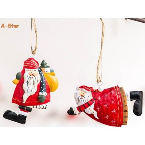 Christmas Angle Santa Clause Decor Pendants Hanging Ornaments Crafts Gifts